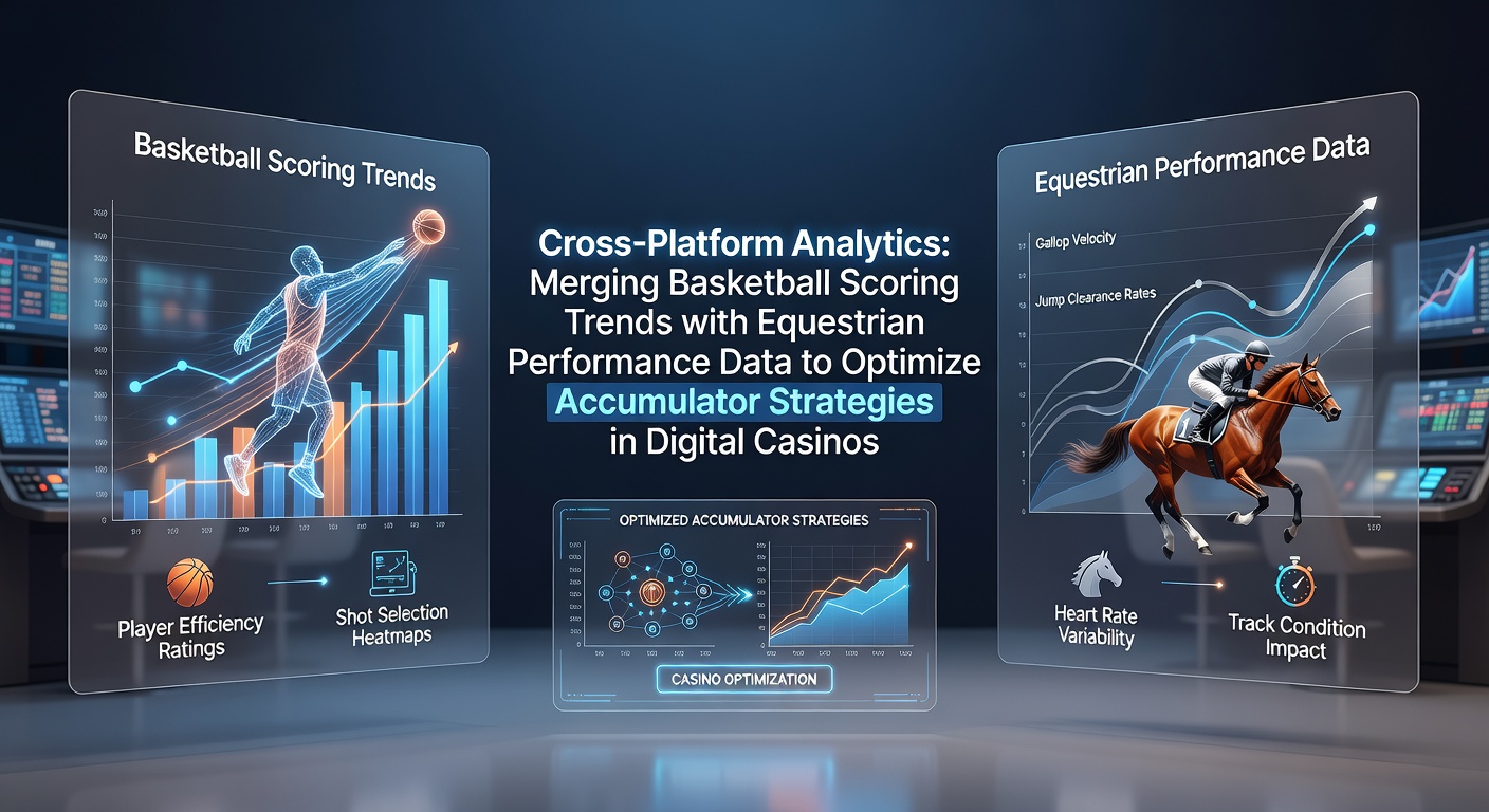 Visualisierung der Datenfusion zwischen Basketball- und Pferdesport-Analysen für Accumulator-Wetten